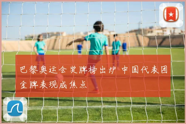 巴黎奥运会奖牌榜出炉 中国代表团金牌表现成焦点